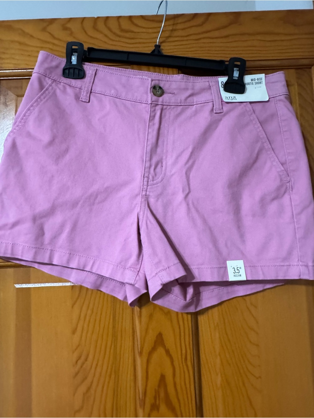a.n.a Pink Casual Cotton Bermuda Shorts
